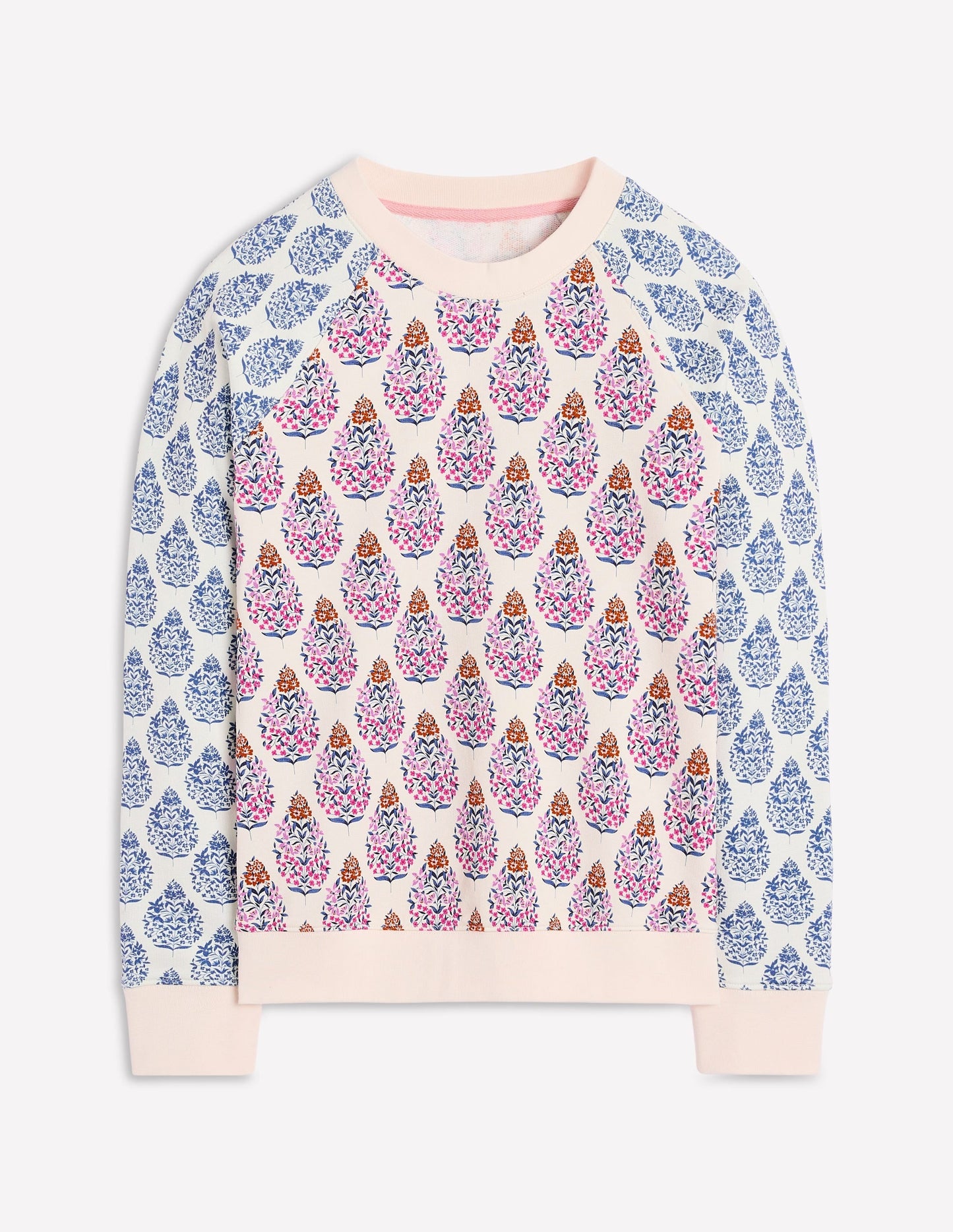Rosa Printed Sweatshirt-Multi, Wildflower Bouquet
