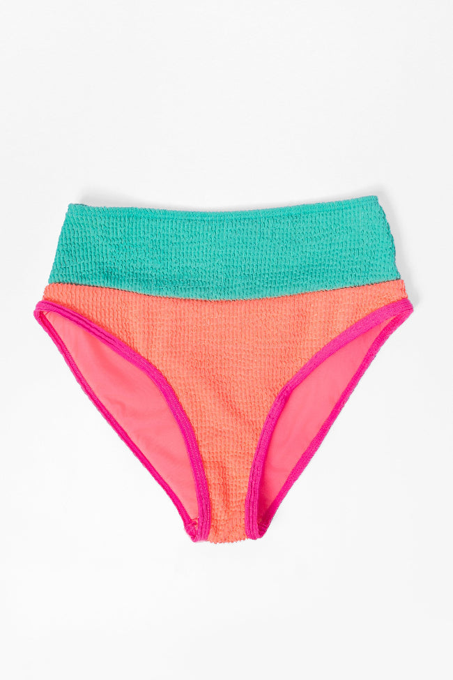 Do Not Disturb Coral Bikini Bottoms FINAL SALE